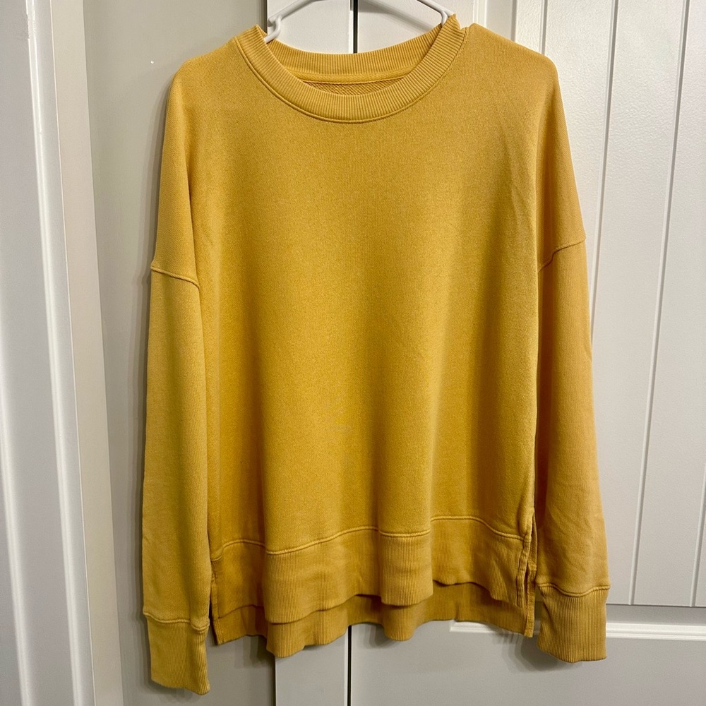 Yellow Time and True sweatshirt
